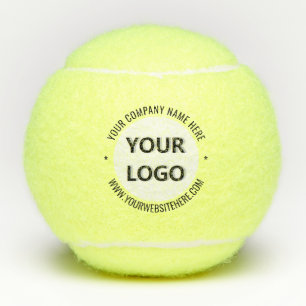 Custom Company Logo Tekst Tennisballen Sjabloon