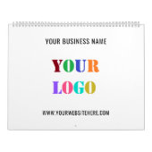 Custom Company Logo Tekst Uw Bedrijfskalender Kalender (Hoes)