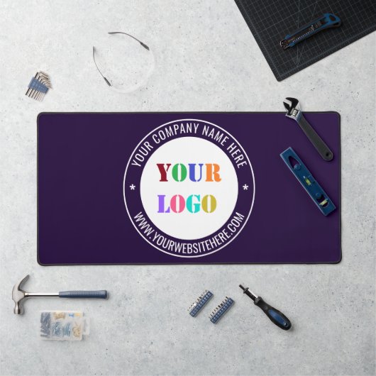 Custom Company Logo Tekst Uw Business Desk Mat (Werkstation)