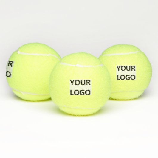 Custom Company Logo Tennisballen Sjabloon (Multi)