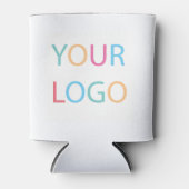 Custom Company Logo Text Blikjeskoeler (Voorkant)