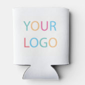 Custom Company Logo Text Blikjeskoeler (Achterkant)