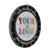 Custom Company Logo Text Dart Board Uw Kleuren Dartbord (Voorkant Links)