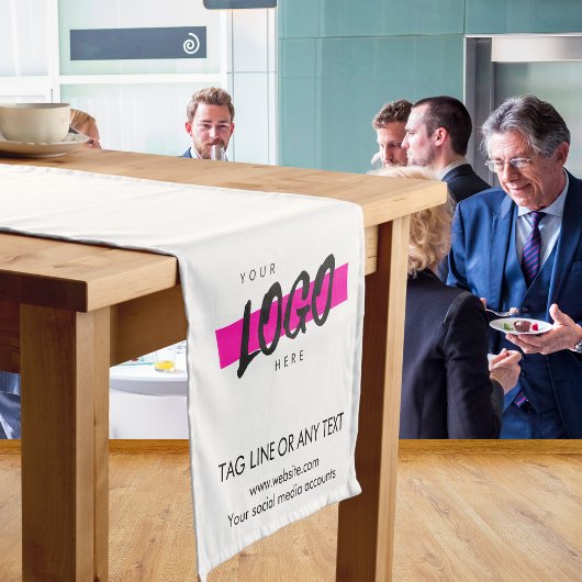 Custom Company Logo Text Promotional Business  Korte Tafelloper