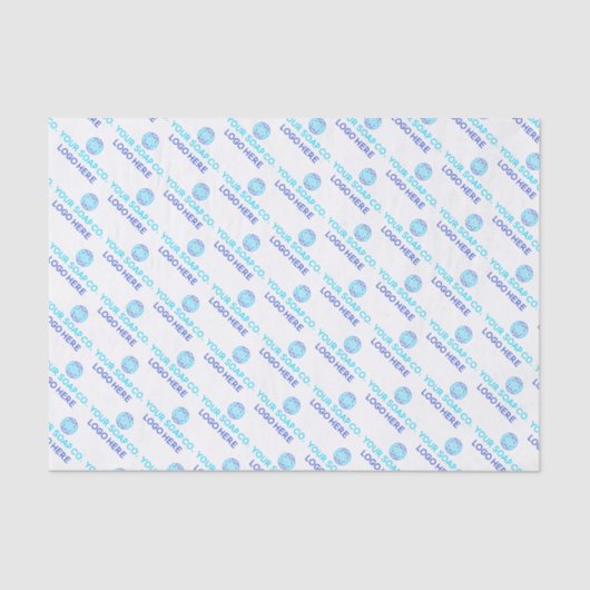 📦 Custom Company Logo Tissuepapier (Voorkant)
