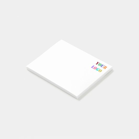 Custom Company Logo Uw Bedrijf Post-it® notes (Schuin)