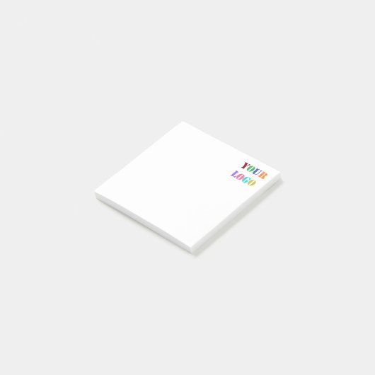 Custom Company Logo Uw Bedrijf Post-it® notes (Schuin)