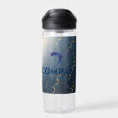 Custom Company Logo Waterflessen Branded Hydrate Waterfles (Achterkant)