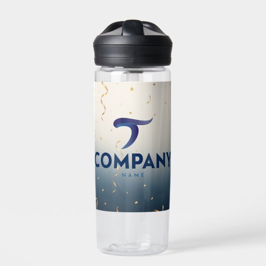 Custom Company Logo Waterflessen Branded Hydrate Waterfles (Voorkant)