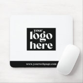 Custom Company Logo Website Professional Muismat (Met muis)