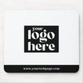 Custom Company Logo Website Professional Muismat (Voorkant)