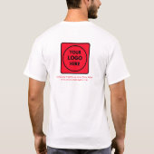 Custom Company Logos Prooo Staff T-Shirt (Achterkant)