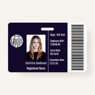 Custom Company Medewerker Foto Naam Barcode Logo I Badge