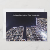 Custom Company Office Building Business Moving Aankondiging (Voorkant)