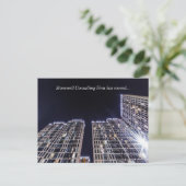 Custom Company Office Building Business Moving Aankondigingskaart (Staand voorkant)