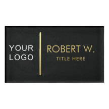 Custom Company Professional Business Logo Black