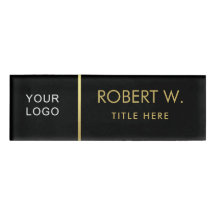 Custom Company Professional Business Logo Black