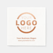 Custom Company Promotion Business Logo-merk Servet (Voorkant)