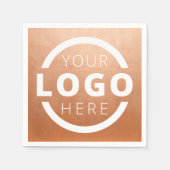Custom Company Promotion Business Logo-merk Servet (Voorkant)
