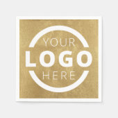 Custom Company Promotion Business Logo-merk Servet (Voorkant)