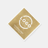 Custom Company Promotion Business Logo-merk Servet (Hoek)