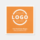 Custom Company Promotion Business Logo-merk Servet (Voorkant)