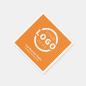 Custom Company Promotion Business Logo-merk Servet (Hoek)