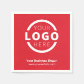 Custom Company Promotion Business Logo-merk Servet (Voorkant)