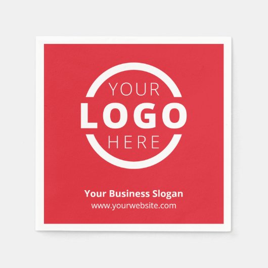 Custom Company Promotion Business Logo-merk Servet (Voorkant)