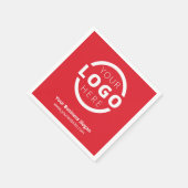 Custom Company Promotion Business Logo-merk Servet (Hoek)