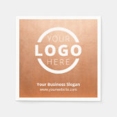 Custom Company Promotion Business Logo-merk Servet (Voorkant)