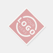 Custom Company Promotion Business Logo-merk Servet (Hoek)