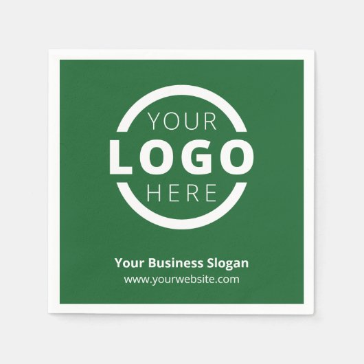 Custom Company Promotion Business Logo-merk Servet (Voorkant)