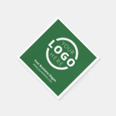 Custom Company Promotion Business Logo-merk Servet (Hoek)