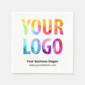 Custom Company Promotion Business Logo-merk Servet (Voorkant)