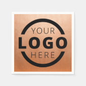 Custom Company Promotion Business Logo-merk Servet (Voorkant)