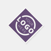 Custom Company Promotion Business Logo-merk Servet (Hoek)