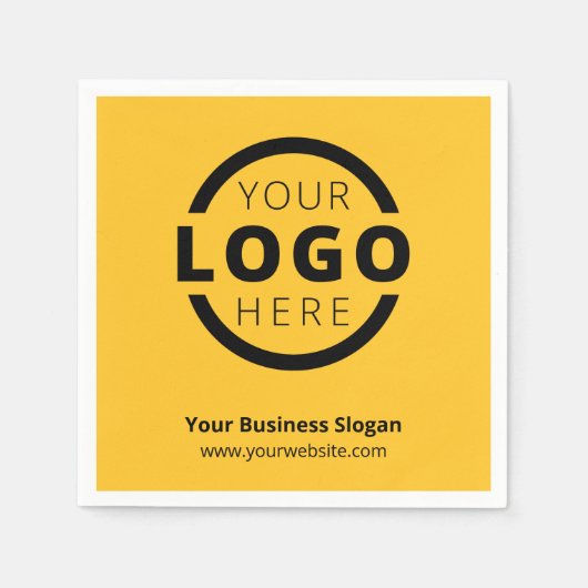 Custom Company Promotion Business Logo-merk Servet (Voorkant)