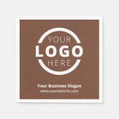 Custom Company Promotion Business Logo-merk Servet (Voorkant)