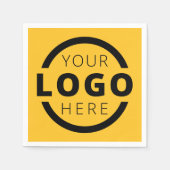Custom Company Promotion Business Logo-merk Servet (Voorkant)