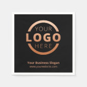 Custom Company Promotion Business Logo-merk Servet (Voorkant)