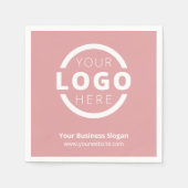 Custom Company Promotion Business Logo-merk Servet (Voorkant)