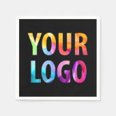 Custom Company Promotion Business Logo-merk Servet (Voorkant)