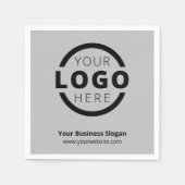 Custom Company Promotion Business Logo-merk Servet (Voorkant)