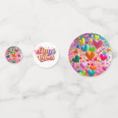 Custom Confetti Circles – Personalized Party Decor (Achterkanten)