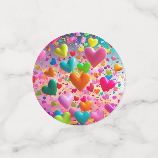 Custom Confetti Circles – Personalized Party Decor (Kleine voorkant)