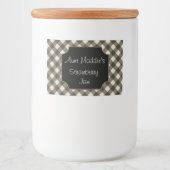 Custom Cooking Canning Label Gift Jar Stickers (Voorkant)