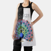 Custom Cooking Queen Colorful Peacock Schort (Insitu)