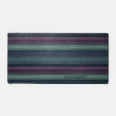 Custom Cool Artistiek Modern Art Stripes Patroon Bureaumat (Voorkant)