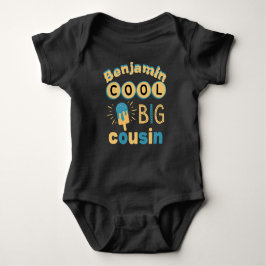 Custom Cool Big Cousin Baby Bodysuit